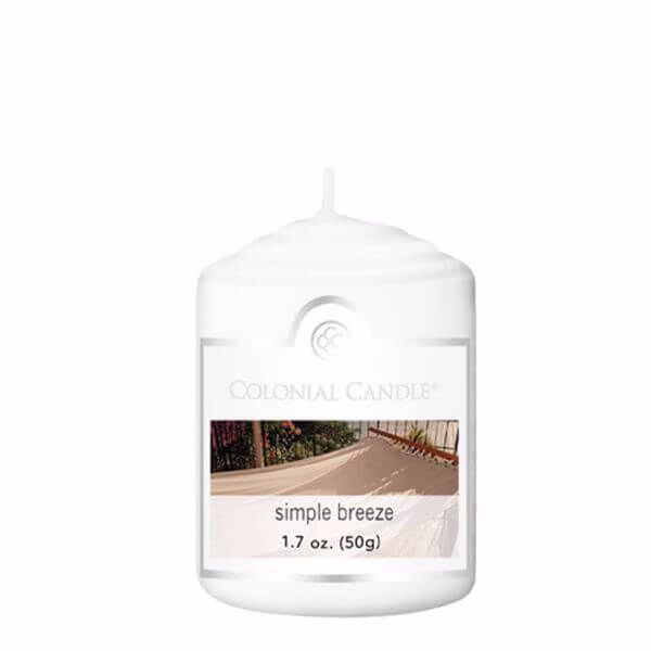 cc015-18965594ff84b35ef Colonial Candle Simple Breeze 50g Votivkerze