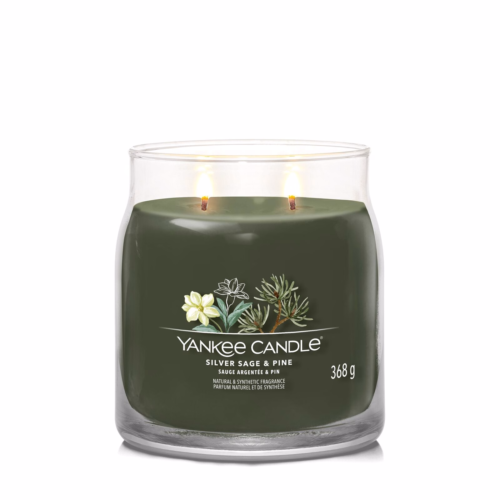 Silver_Sage__Pine_Medium_LIT-1-1 Kerze