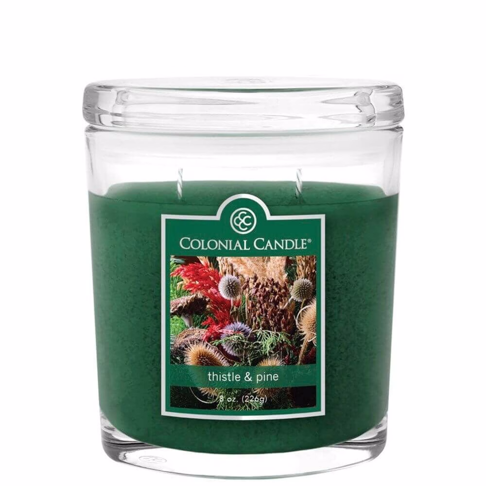 CC008-5080 Colonial Candle - Thistle & Pine 226g