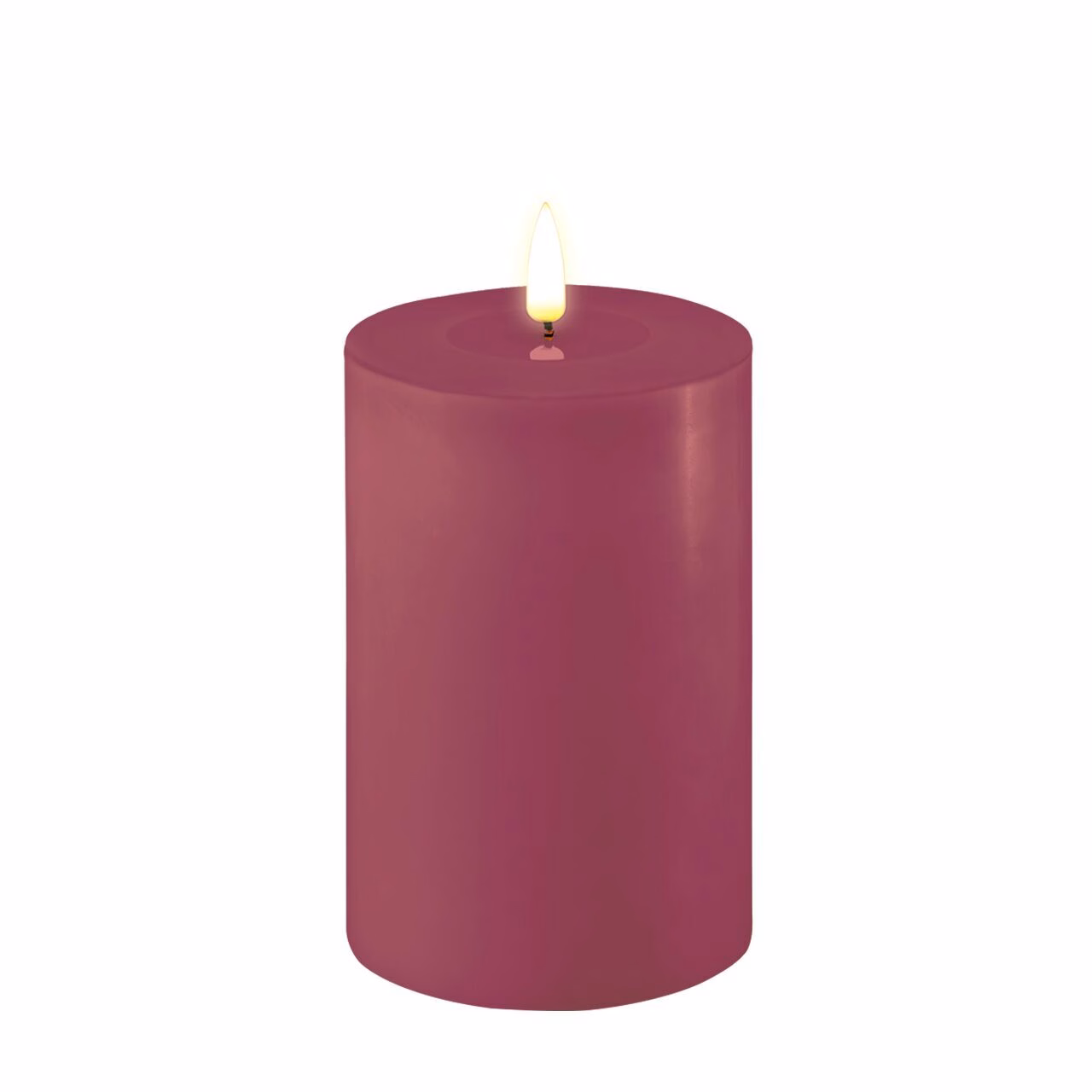 RF-0412 Stumpenkerze LED Magenta 10 x 15cm