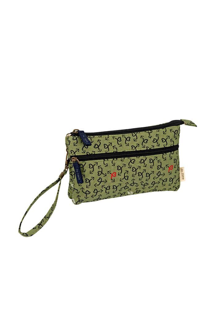Patchwork Täschchen Anchor Love grün 300 Zubehor, Tasche, Handtasche, Geldbörse