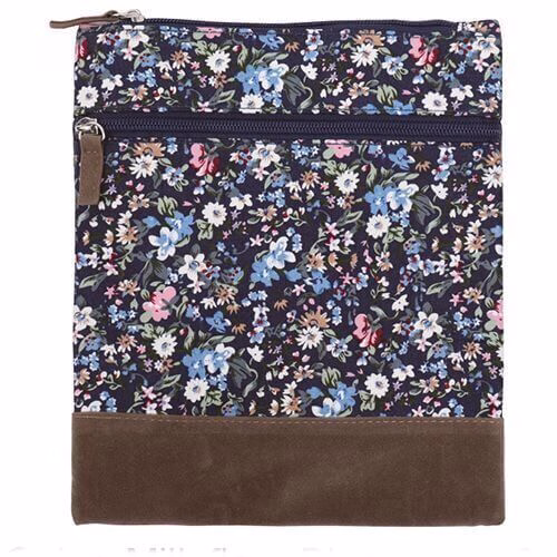Canvas Crossbag 026 (Millefleur Blue)
