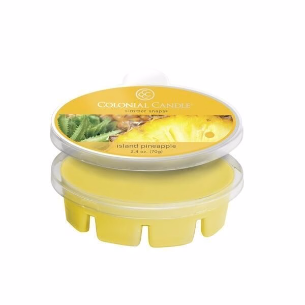 Colonial Candle Island Pineapple Simmer Snaps 70g