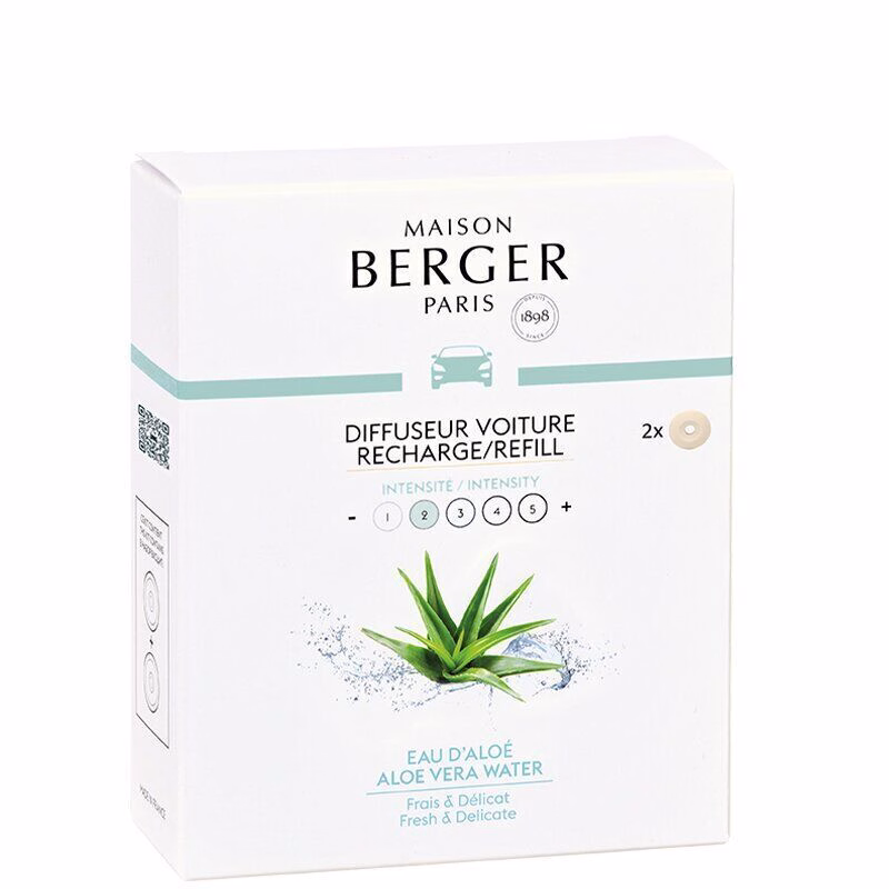 Frische der Aloe Vera Set 2 Stück Nachfüller Autoduft