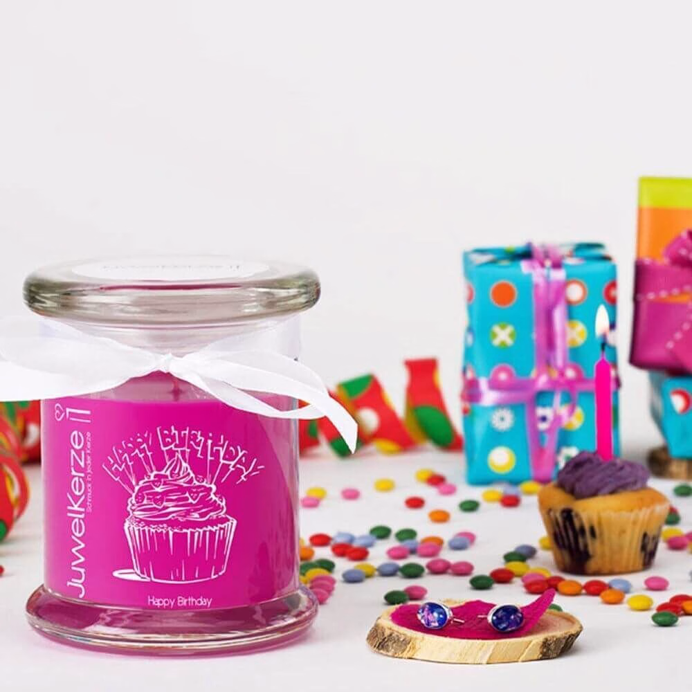 juwelkerze-duftkerze-happy-birthday-ohrringe-classic-edition-de Happy Birthday (Ohrringe) 230g