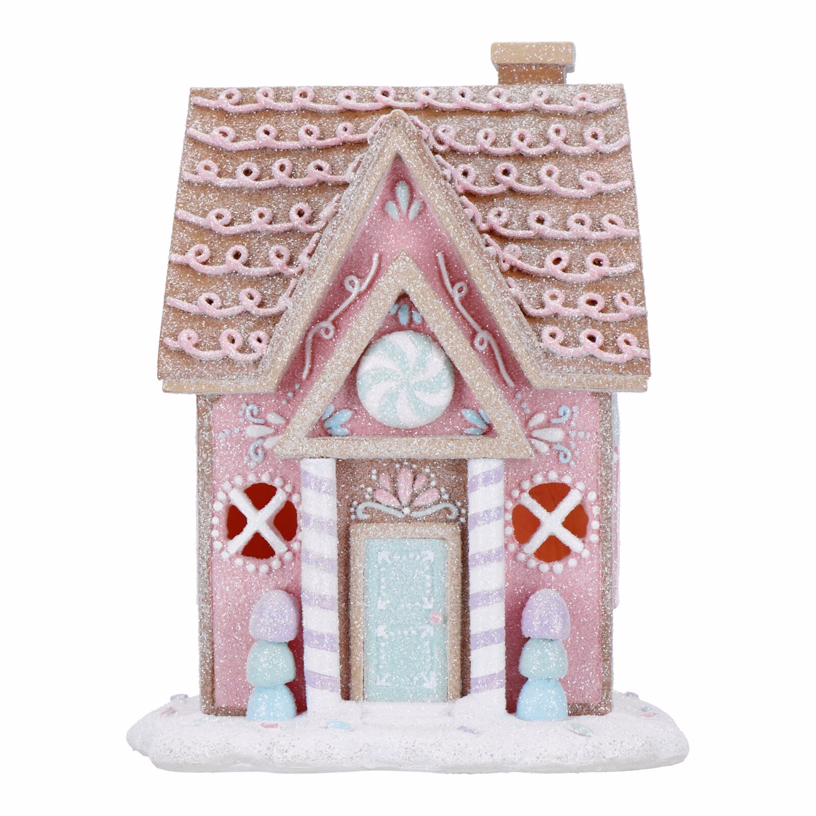 233469 Gingerbread Lebkuchenhaus rosa