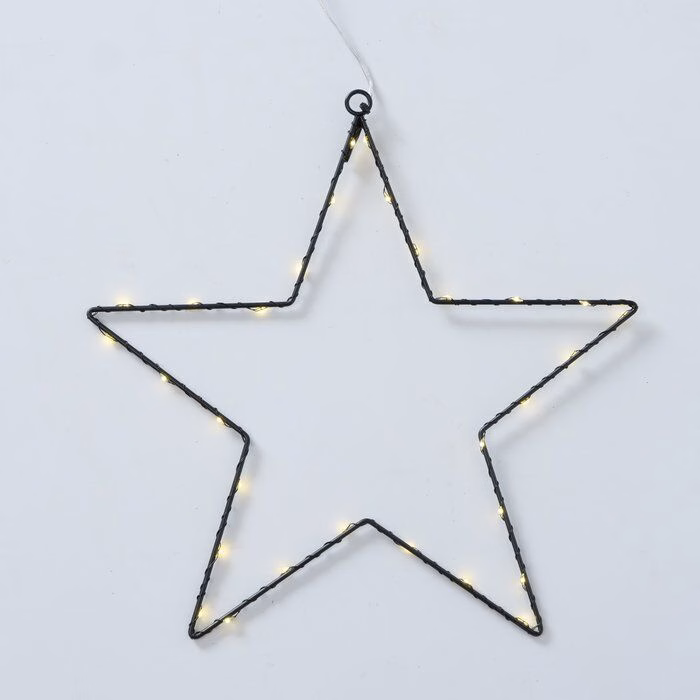 Einzelbild-SdANpd8e-large Leuchtstern Elvira 30cm LED schwarz