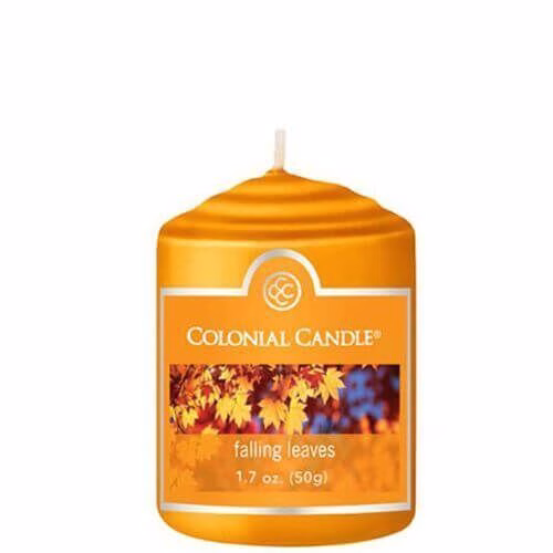 CC015-2107 Colonial Candle Falling Leaves 50g Votivkerze