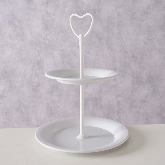 Etagere Mikala 23cm weiß