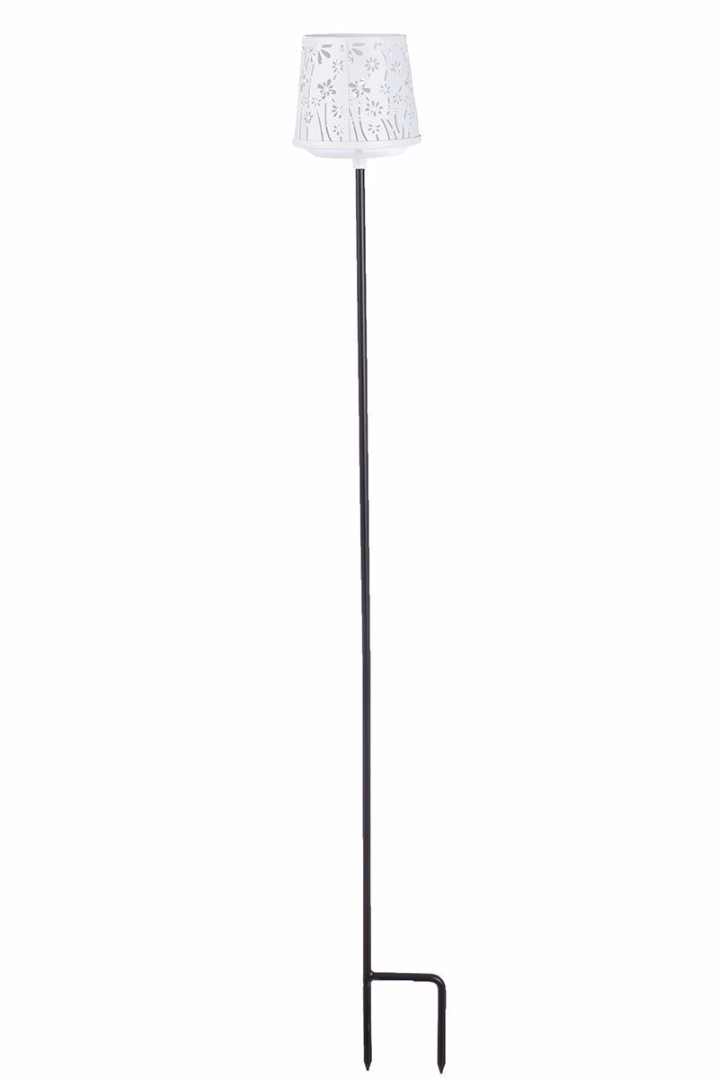 69236_3 Gartenstecker mit Windlicht Malou weiß Variante 2