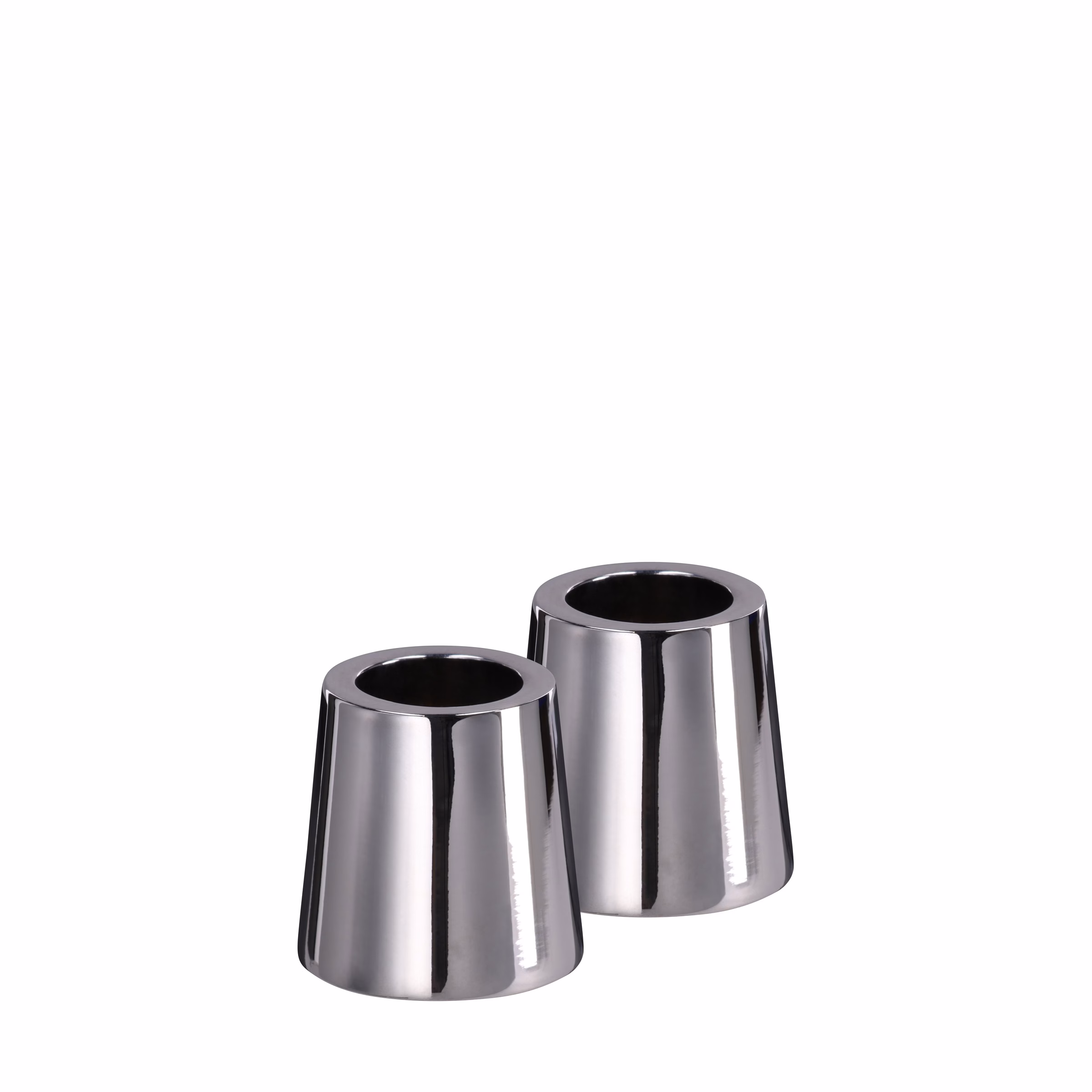 Uyuni Tafelkerzenhalter Light Mini chrome 2 Stück