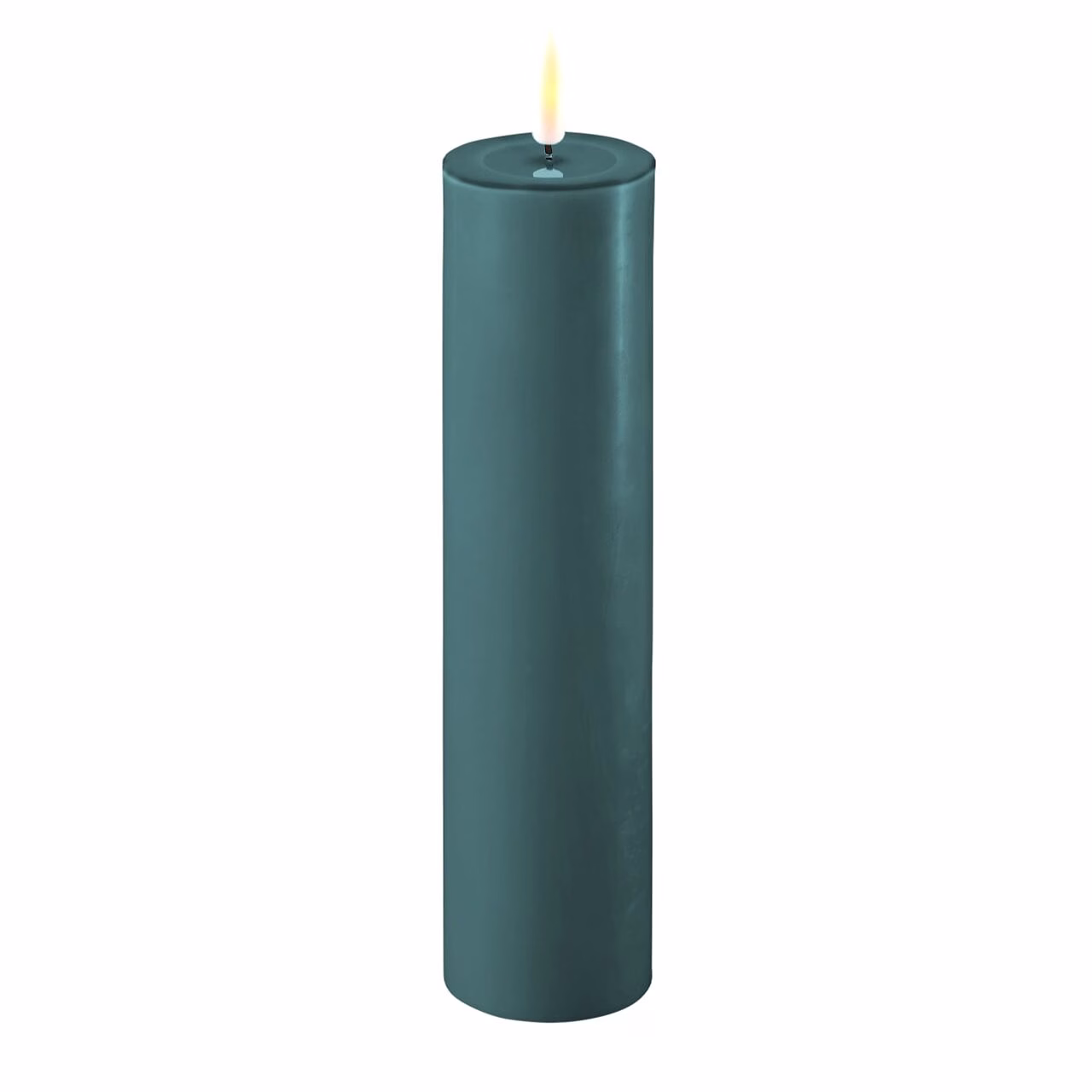 2021-RF-0336 Stumpenkerze LED jade 5 x 20cm