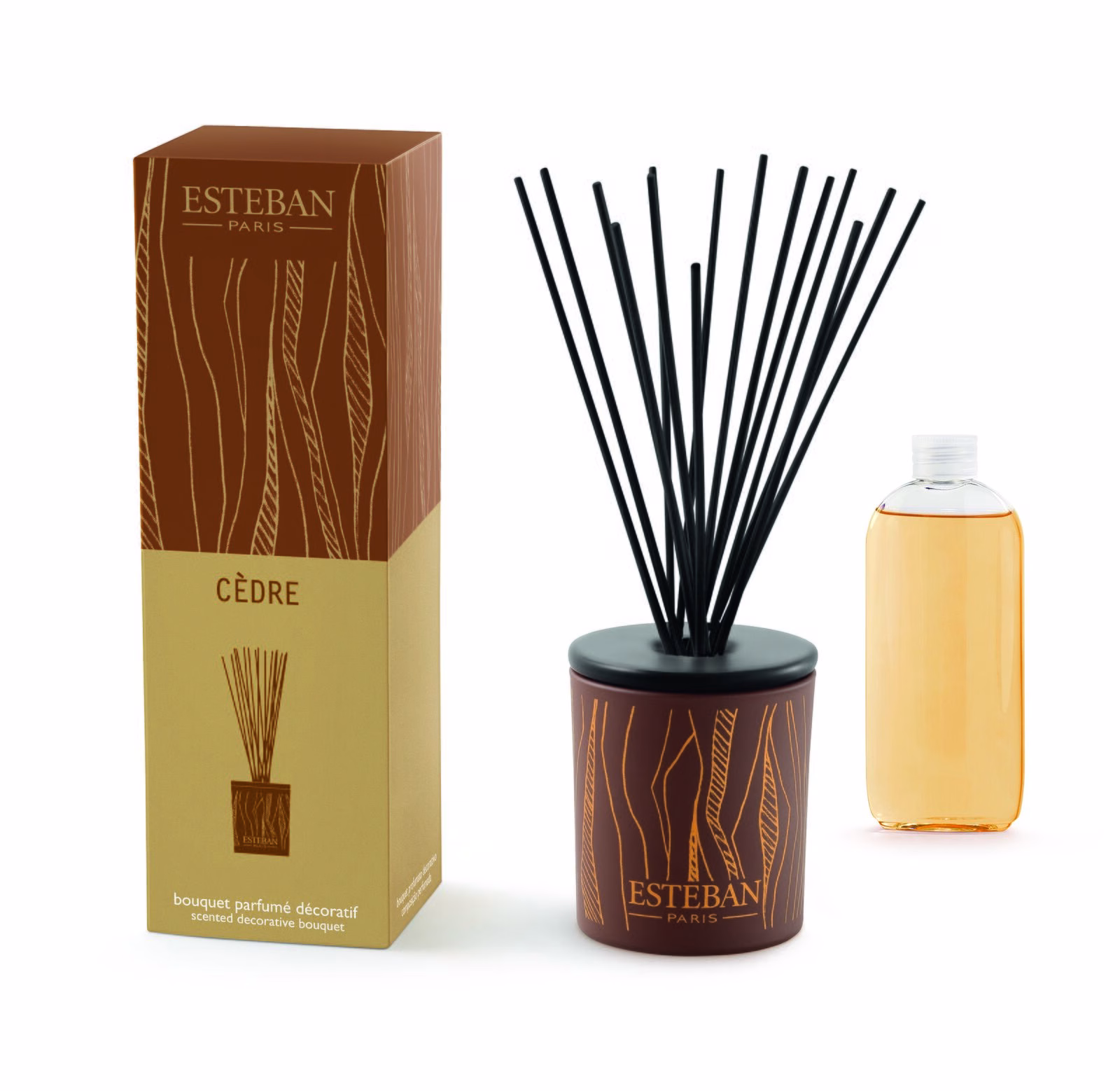 CED-106-bqt-deco-tiges-noires-recharge Cedre Bukett dekorativ 100ml