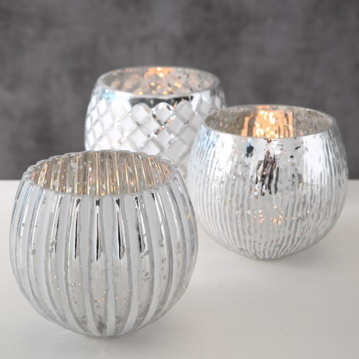 Windlicht Ainara silber Design 3