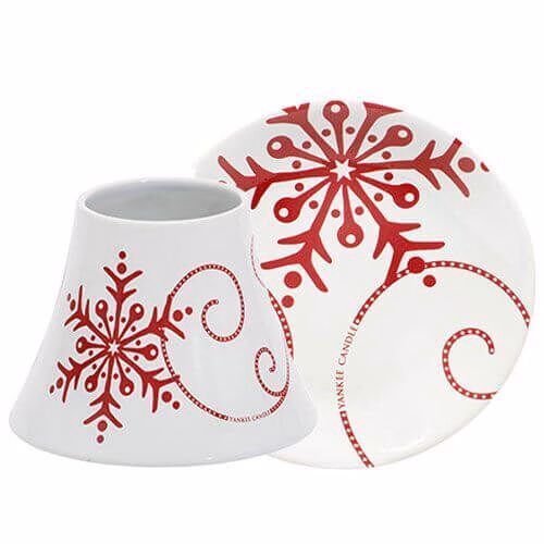 Snowflake Lampenschirm - und Tellerset groß