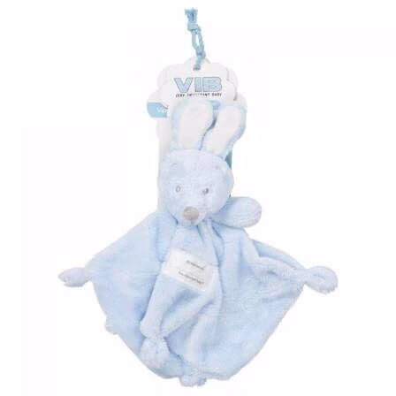 VIB-TBBG0001 Plüsch Rabbit Doudoutuch Blau