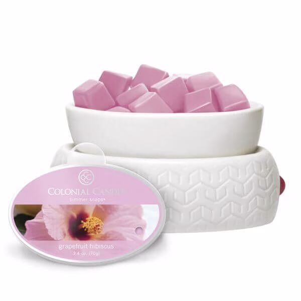 ccsnaps-4647_3_5594fff893a2f Colonial Candle Grapefruit Hibiscus Simmer Snaps 70g