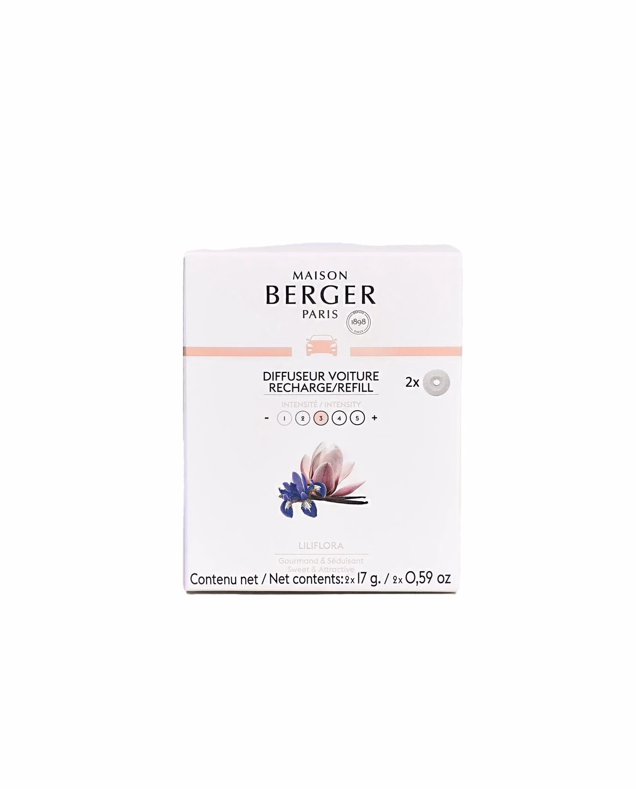 Liliflora Set 2 Stück Nachfüller Autoduft