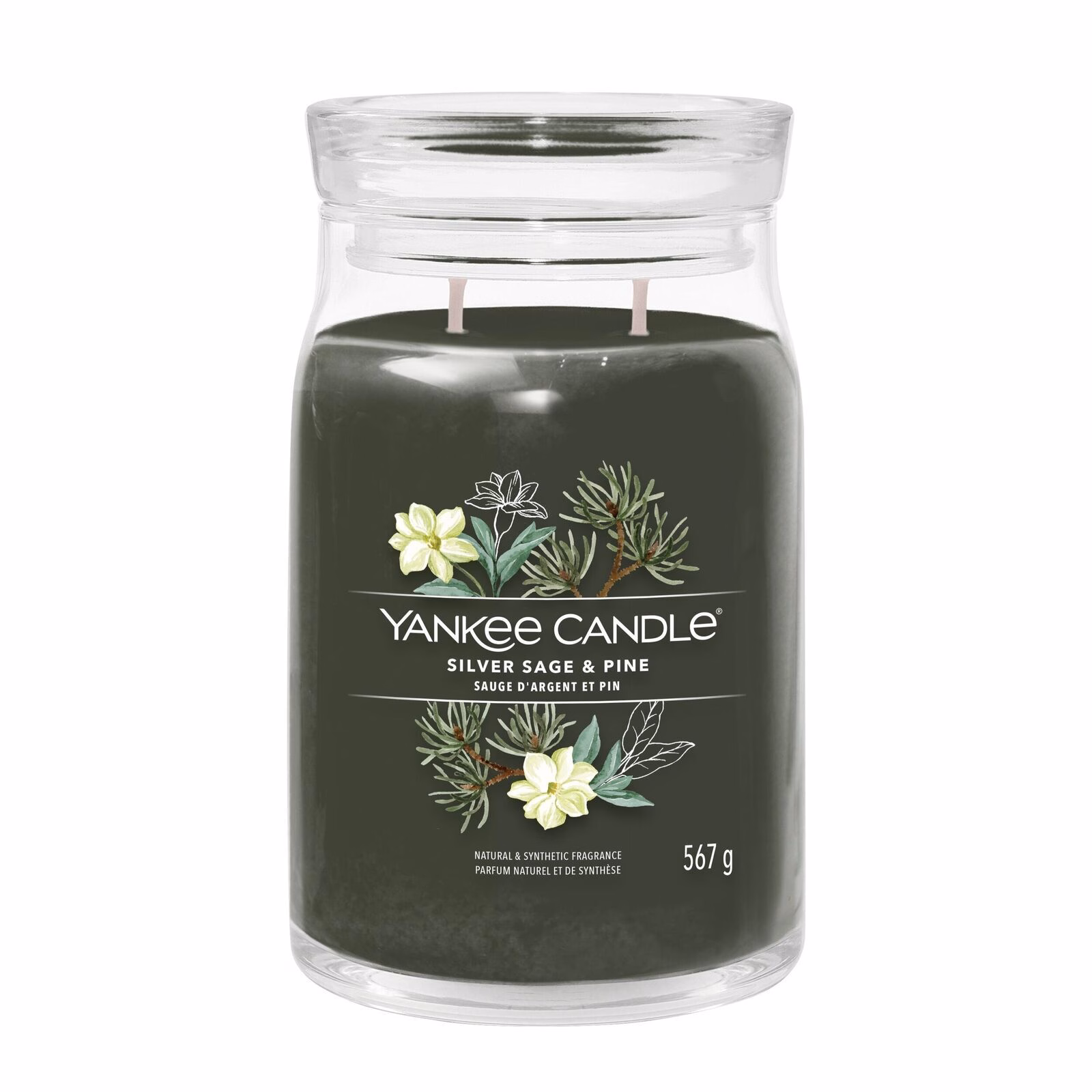 Silver_Sage__Pine_Large_jar-1-1 Silver Sage & Pine Signature Jar 567g 2-Docht