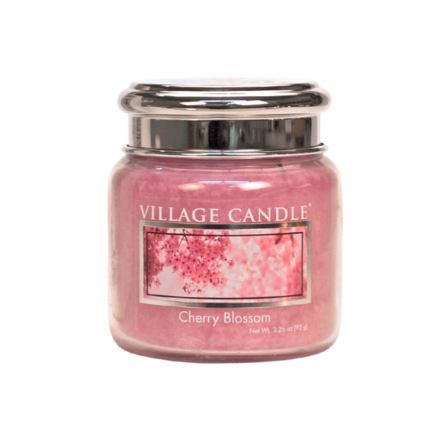 Village-Candle-Cherry-Blossom-92g Cherry Blossom 92g (Chrome)