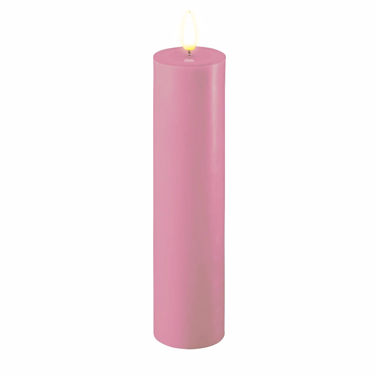 RF-0420 Stumpenkerze LED Lavendel 5 x 20cm
