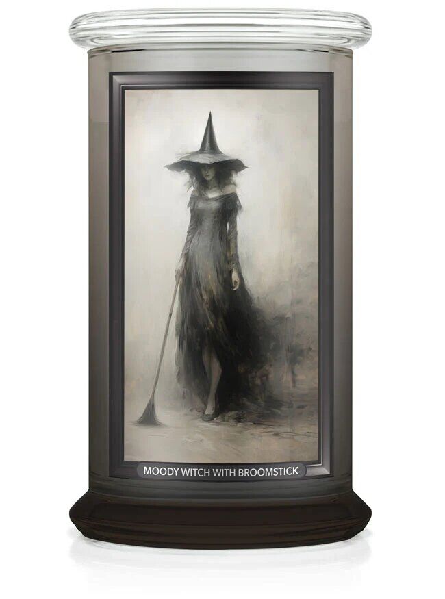 Moody Witch With Broomstick - Halloween Collection 623g