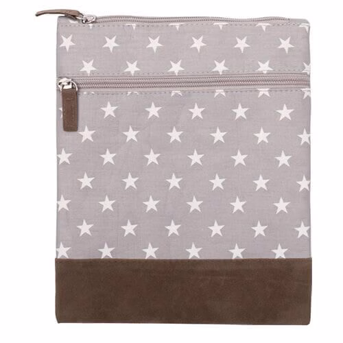 Canvas Crossbag 031 (Grey Stars)