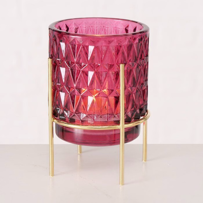 Windlicht Noria rot Variante 3