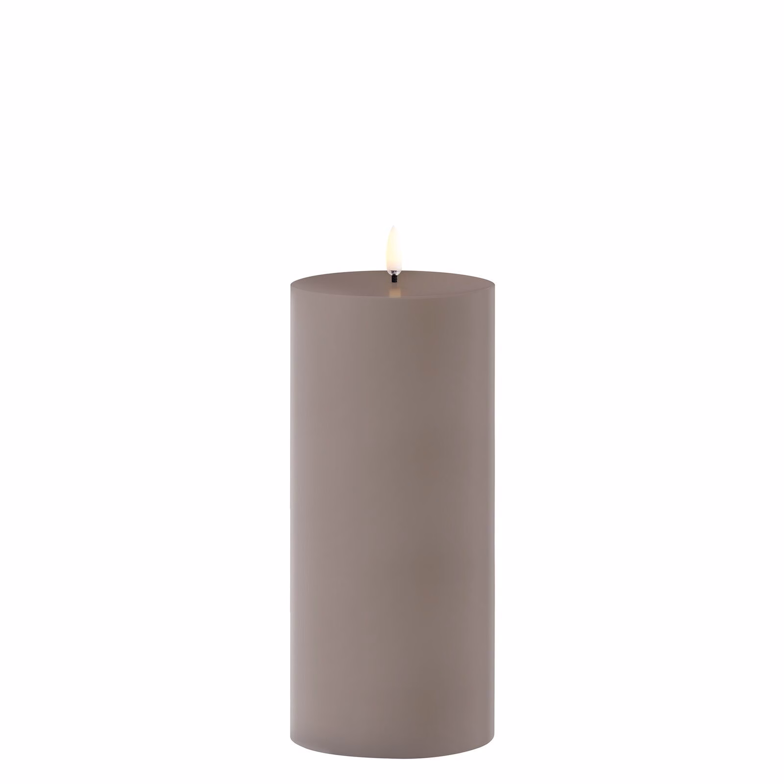 Uyuni Outdoor LED Stumpenkerze 8,4 x 20cm sandstone