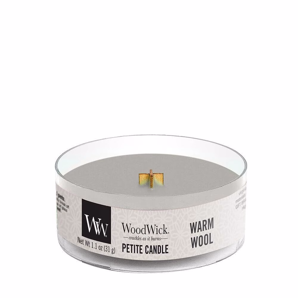WW-Petite_Warm-Wool_1 Warm Wool Petite Candle 31g von Woodwick