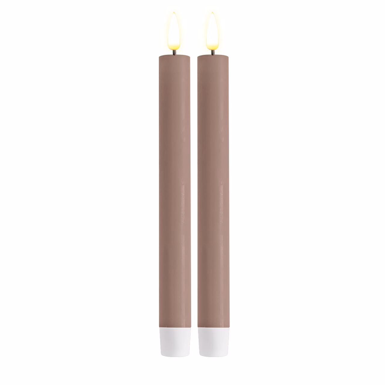 RF-0443 Stabkerze LED 24 cm Rose 2 Stück