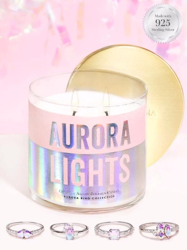 Charmed-Aroma-Aurora-Lights-Ring-Candle Aurora Lights (Ring) Candle