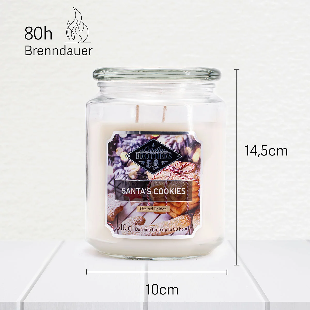 Santa's Cookies 510g Candle Brothers Duftkerze