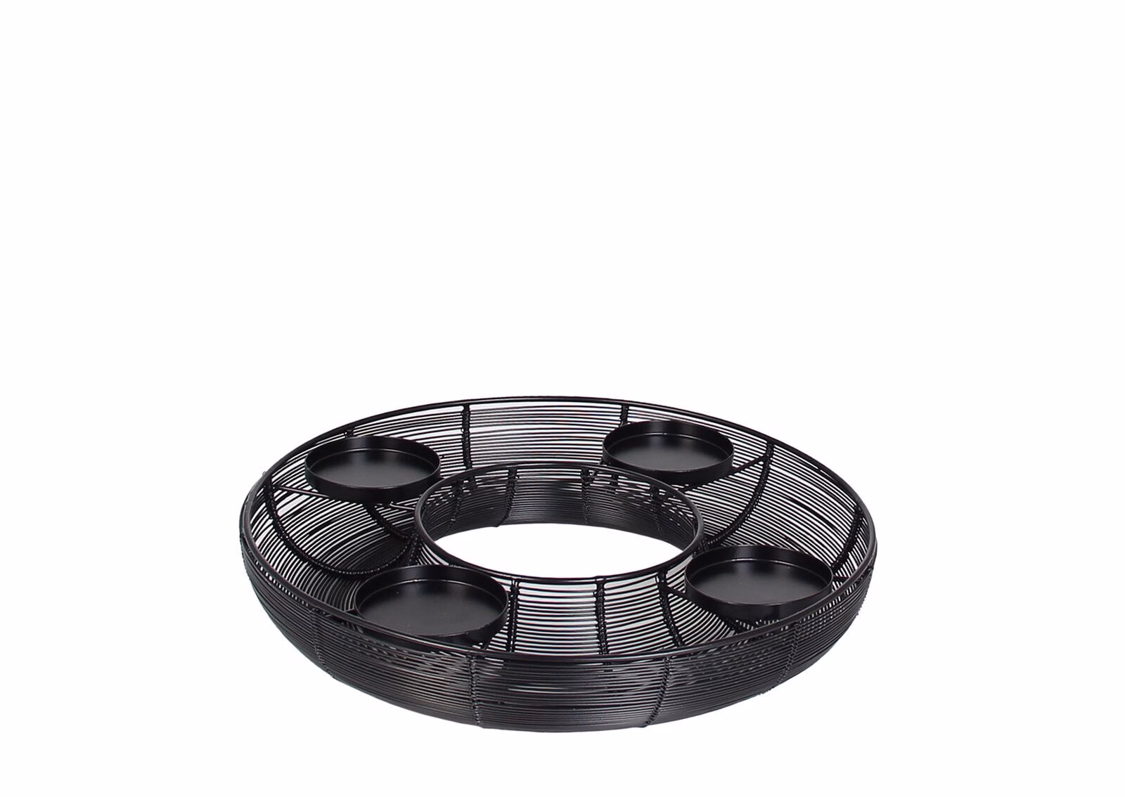 1120006313 Kranz Brova schwarz 38cm