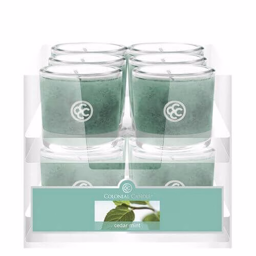 Cedar Mint Votivkerze im Glas