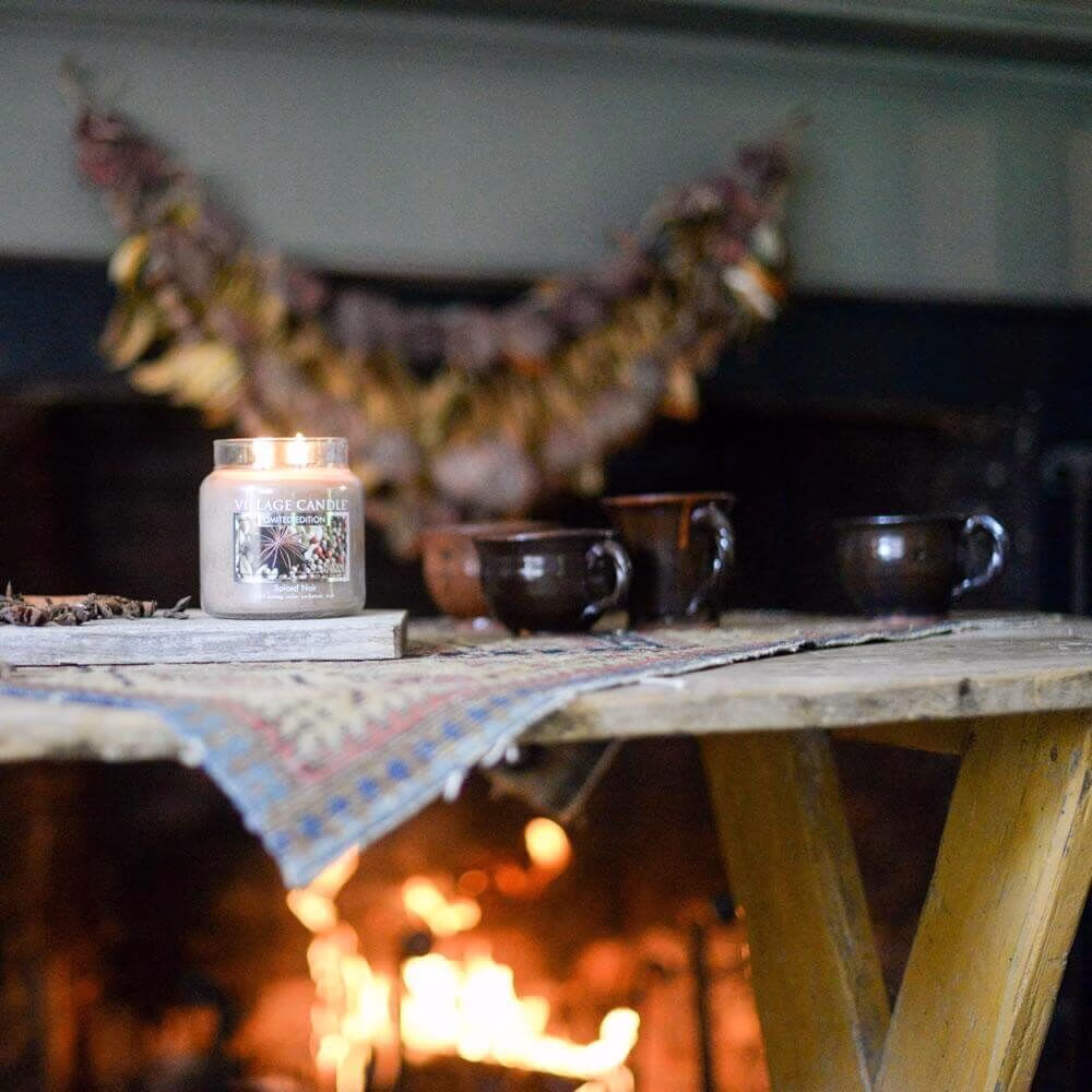 Village Candle Spiced Noir Medium Jar