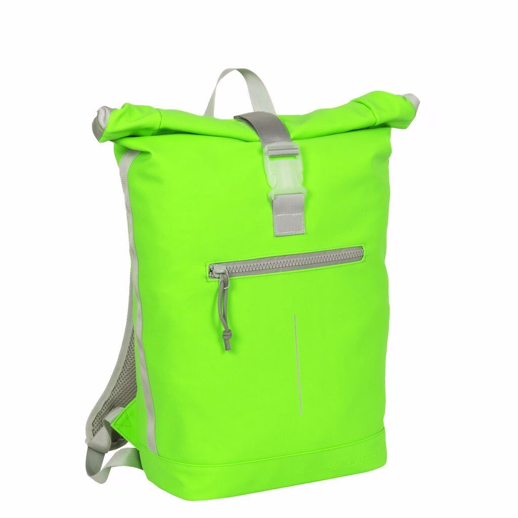 new-rebels-mart-neon-rolltop-laptop-rucksack-gruen Mart - New York Rolltop Rucksack neon grün