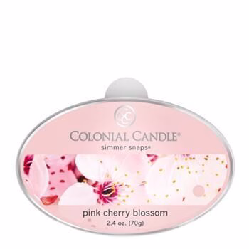 ccsnaps-19155594ff77a6bda Colonial Candle Pink Cherry Blossom Simmer Snaps 70g