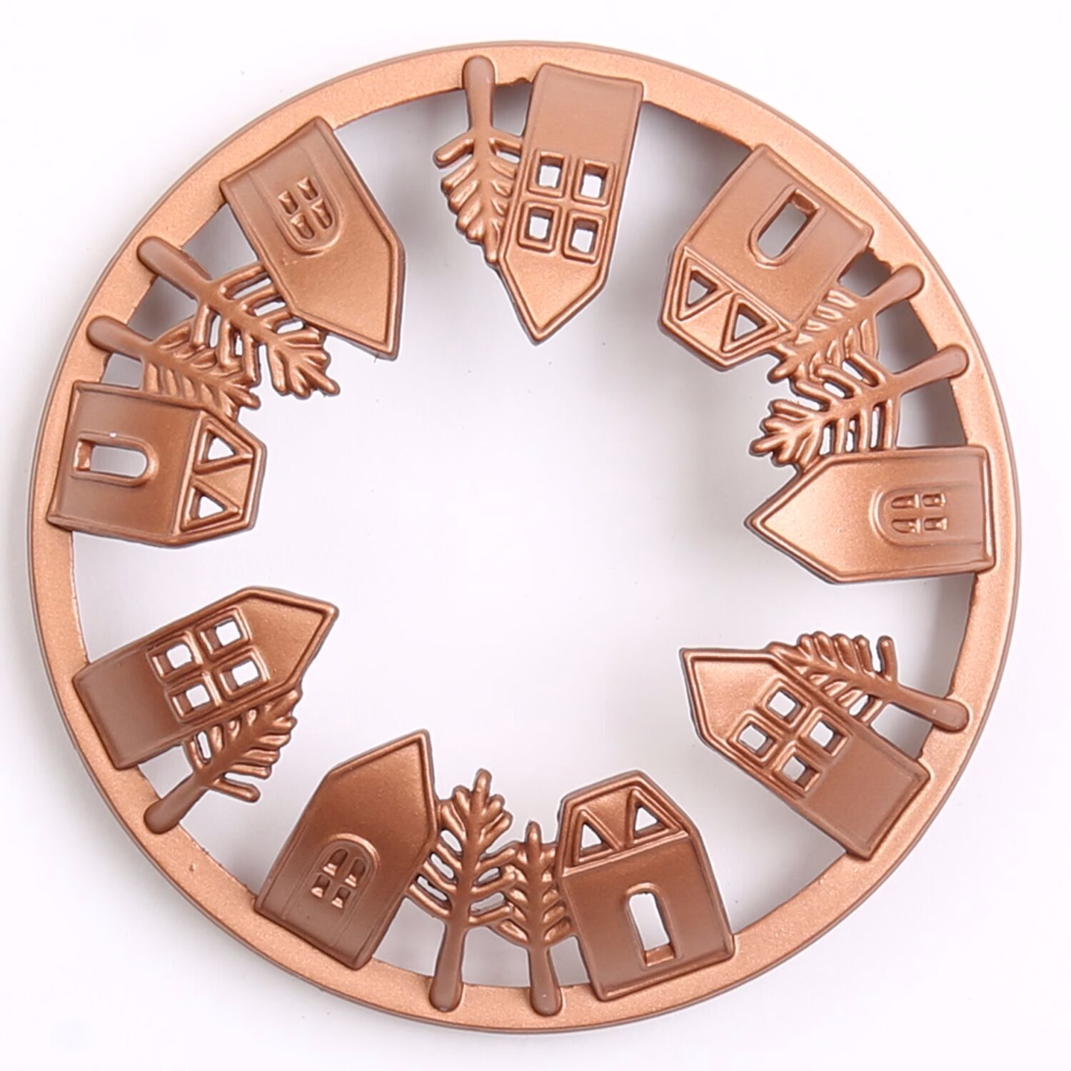 10028 Winter Village Candle-Lid