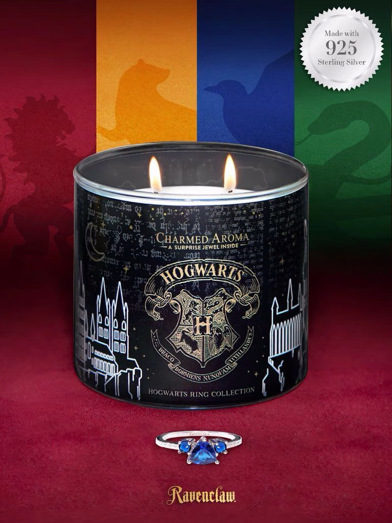 Harry-Potter-Hogwarts-Candle-Ravenclaw Harry Potter Hogwarts Kerze Ravenclaw (Ring)