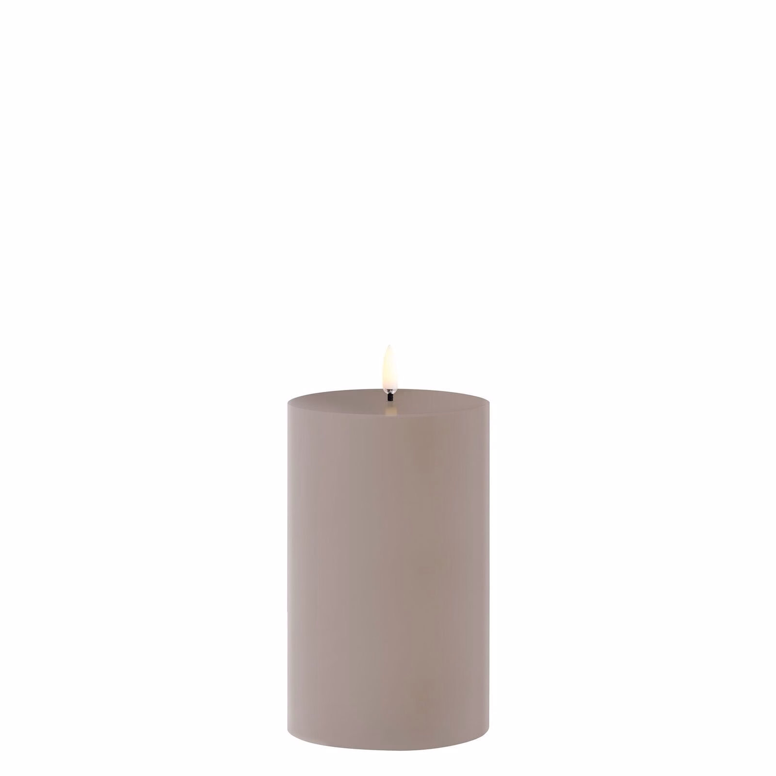UL-OU-SA84015 Uyuni Outdoor LED Stumpenkerze 8,4 x 15cm sandstone