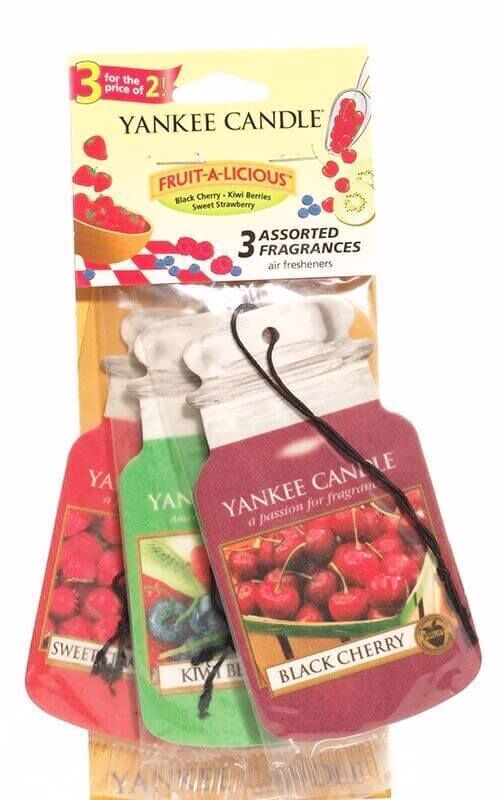 Yankee Candle 3er Car Jar Fruitalicous