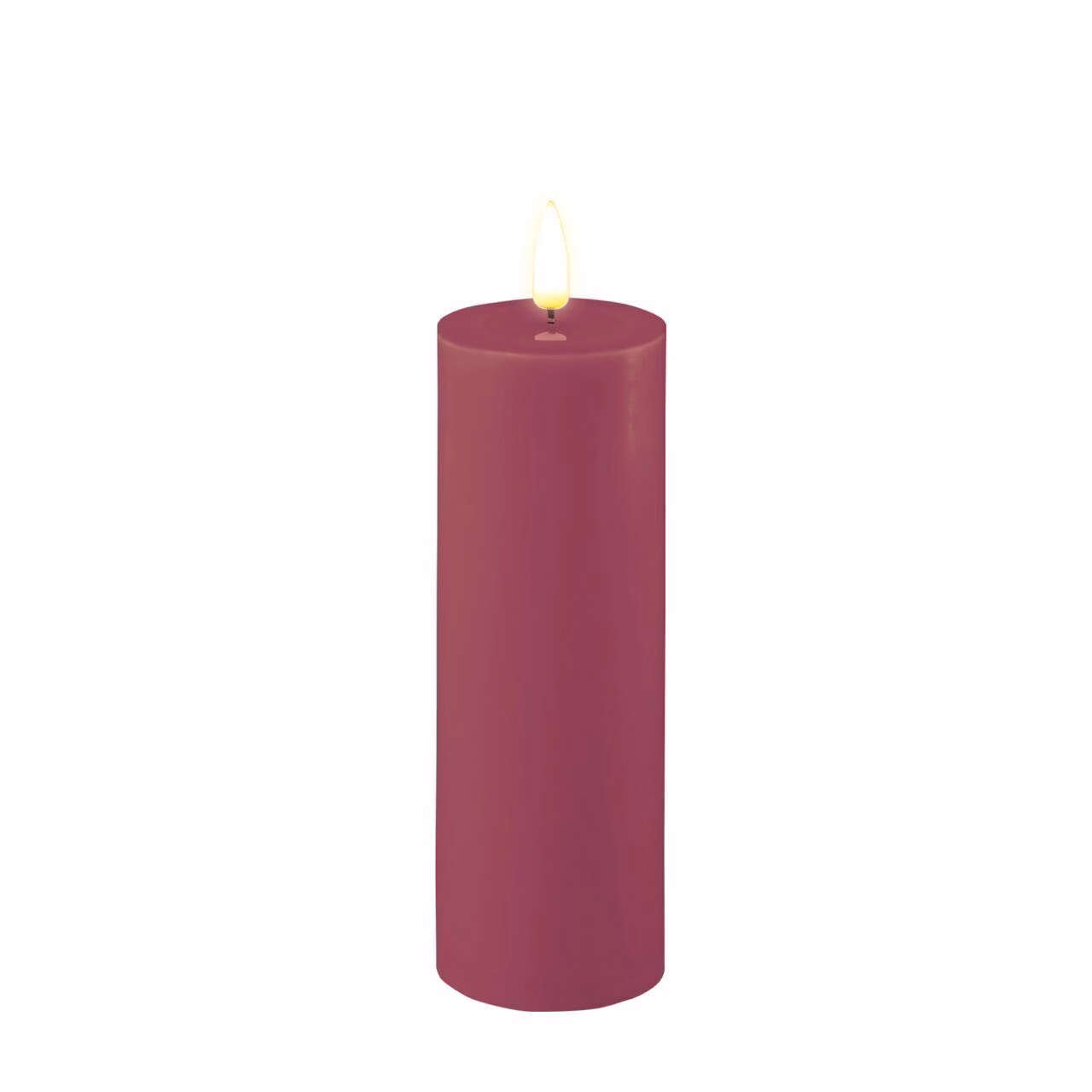 RF-0405 Stumpenkerze LED Magenta 5 x 15cm