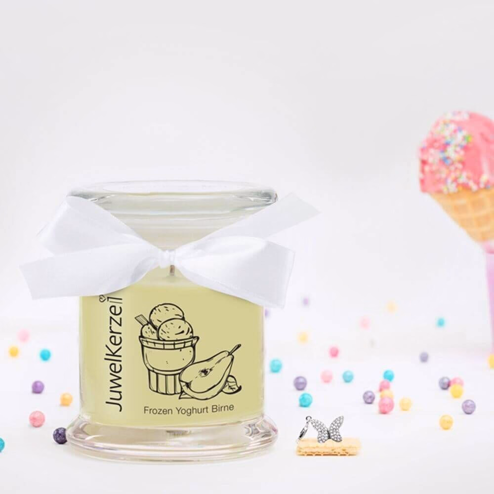 Frozen-Yoghurt-Birne-Classic-Edition-Charm-DE JuwelKerze Frozen Yoghurt Birne (Charm Anhänger) 230g