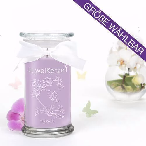 JuwelKerze Thai Orchid (Ring) 380g