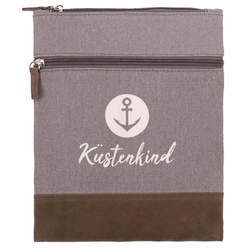 191-011 Canvas Crossbag 011 (Grey Küstenkind)