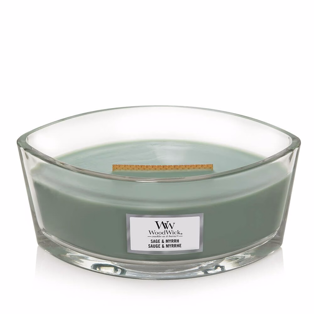 1666262E_1 Sage & Myrrh 454g von Woodwick offen