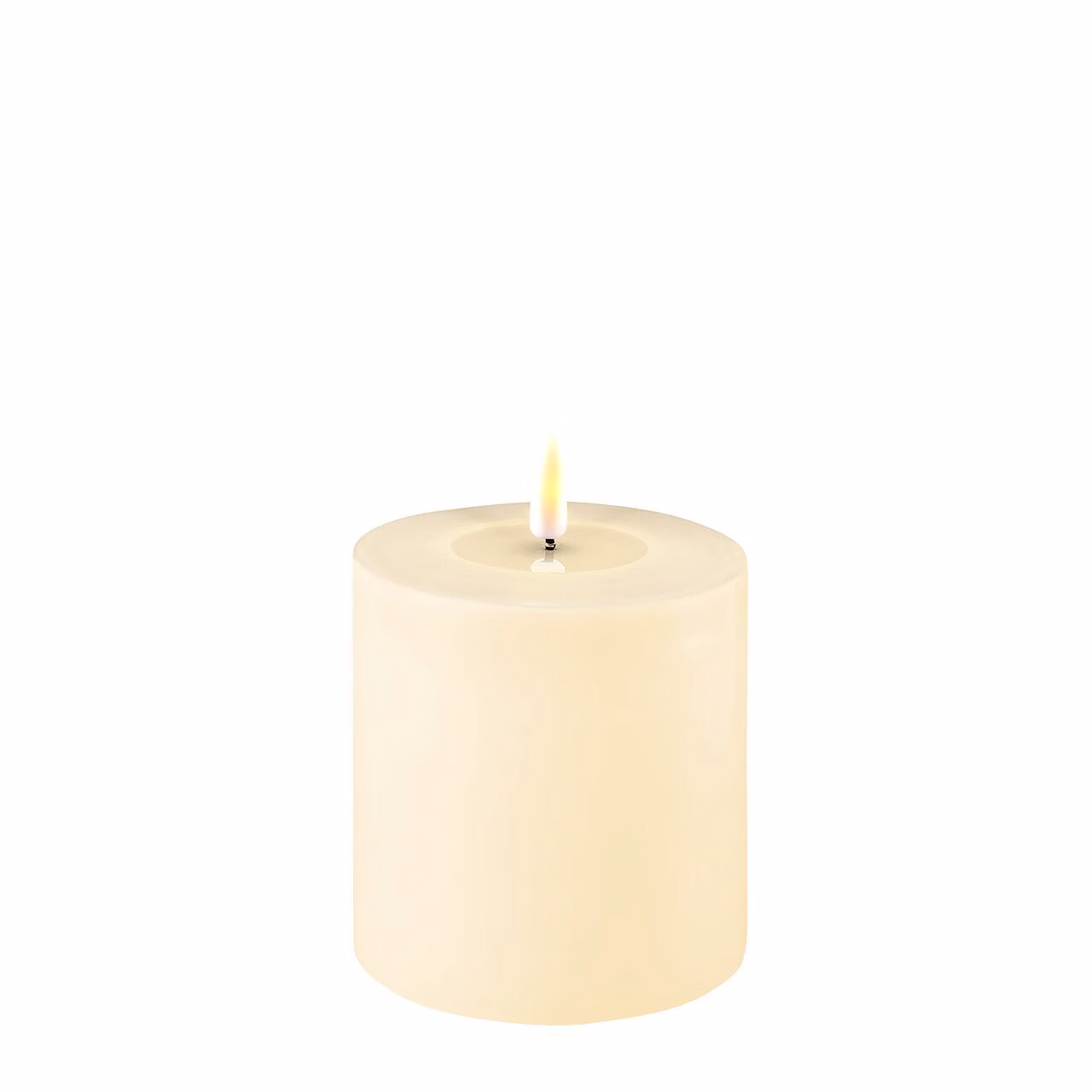 2021-RF-0112 Stumpenkerze LED creme 10 x 10cm