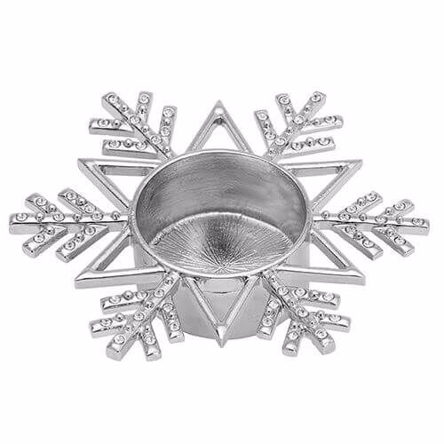 1560116 Yankee Candle - Twinkling Snowflake Teelichthalter