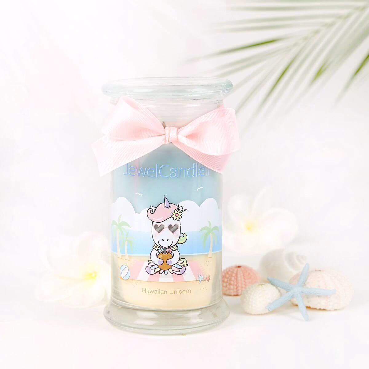 hawaiian-unicorn-Duftkerze-mit-Halskette-und-Charm-Juwelkerze Hawaiian Unicorn (Halskette mit Anhänger) 380g